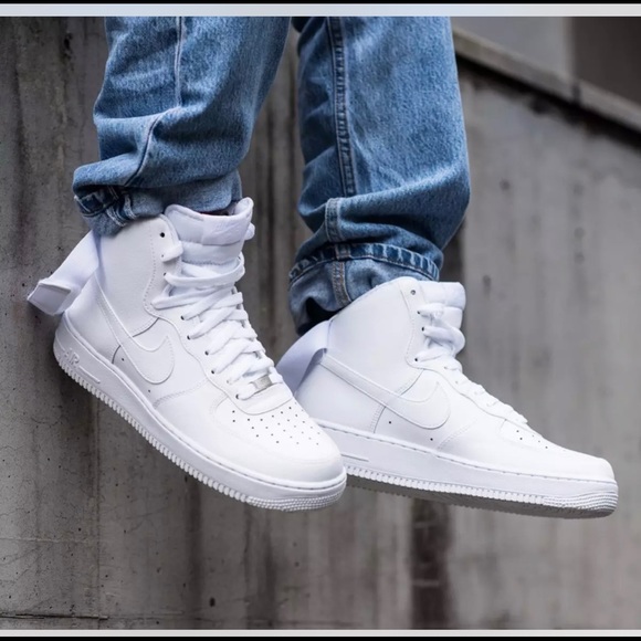 Nike Other - 🖤NIKE AIR FORCE 1 TRIPLE WHITE FIGHT CLUB 💐